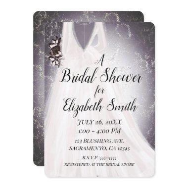 Blushing Bride Purple Modern Glam