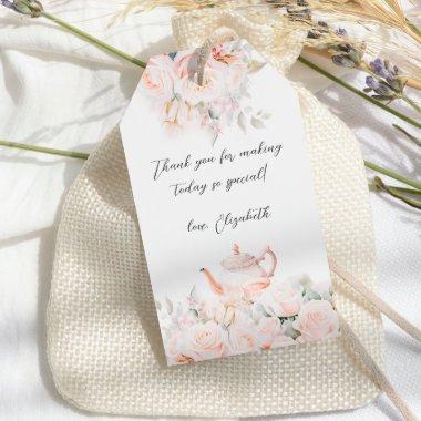 Blushing Rose Tea Party  Gift Tags