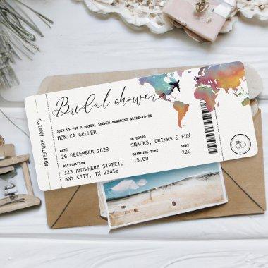 Boarding Pass Travel Themed