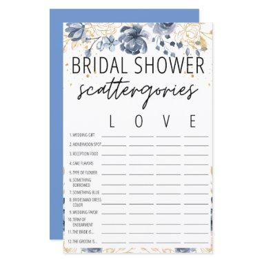 Bohemian Blush  Scattergories Game