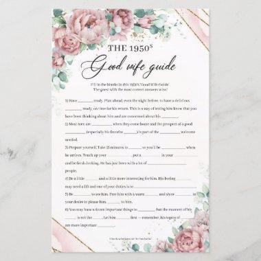Bohemian Blush flowers The 1950s Good Wife Guide