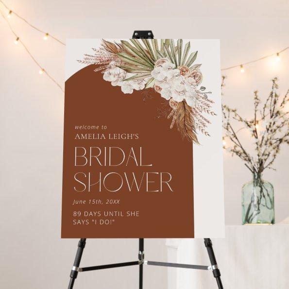Bohemian Floral & Feathers  Foam Board