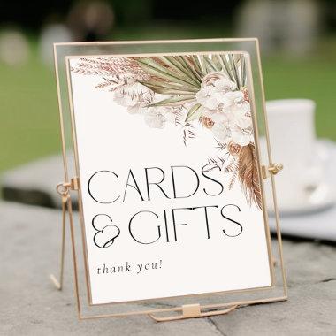 Bohemian Floral & Feathers  & Gifts Poster