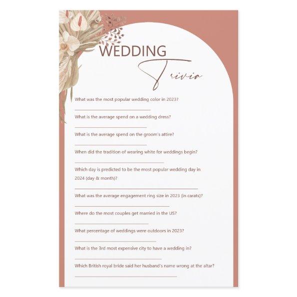 Bohemian he said she said wedding trivia game