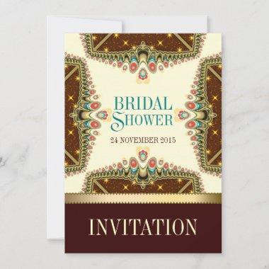 Bohemian Stars Bridal Shower Invitations
