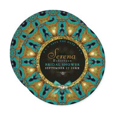 Bohemian Sunflower Mandala  Round