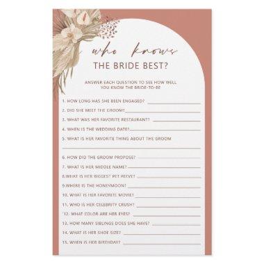 Bohemian who knows the bride best  flyer