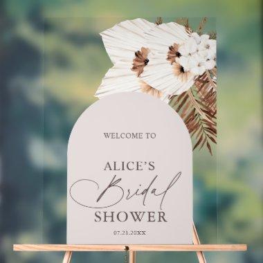 Boho Arch  Welcome Acrylic Sign