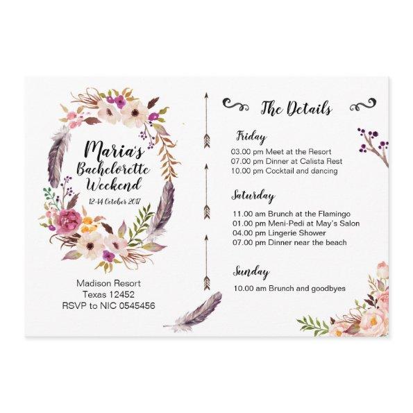 Boho Bachelorette Weekend Itinerary