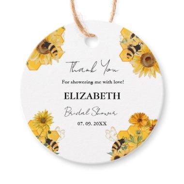Boho bee  Thank You Favor Tags