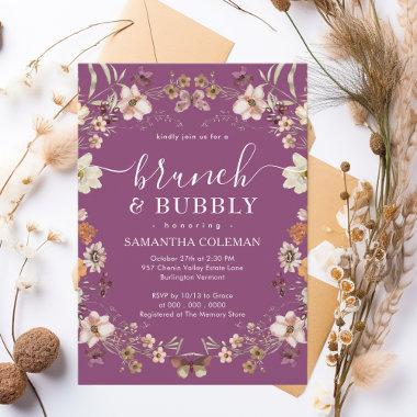 Boho Berry Purple Brunch and Bubbly
