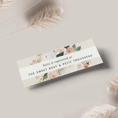 Boho Blooms Bridal Registry Insert Cards | Mini