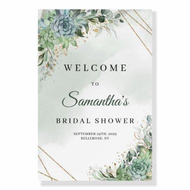 Boho blush floral eucalyptus gold  fo foam board