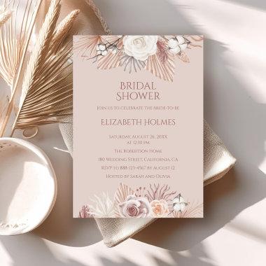 Boho Blush Pampas Grass and Dried Flowers
