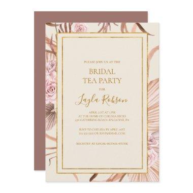 Boho Botanical | Dusty Rose Bridal Tea Party