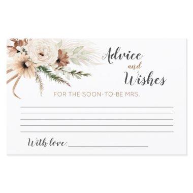 Boho Bridal Shower Advice Card
