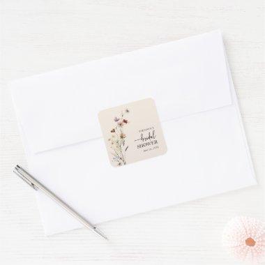 Boho Bridal Shower Envelope Seal