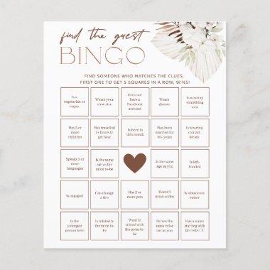 Boho Bridal Shower Game - Find the Guest Bingo