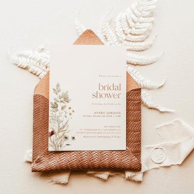 Boho Bridal Shower Invite | Modern Floral Bridal