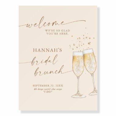 Boho  Welcome Sign | Brunch & Bubbly