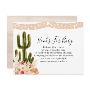 Boho Cactus Taco bout love Flowers Books for baby Invitation Post