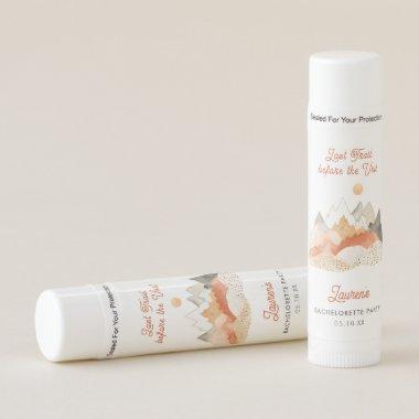 Boho Camping Bachelorette Party Favors Lip Balm