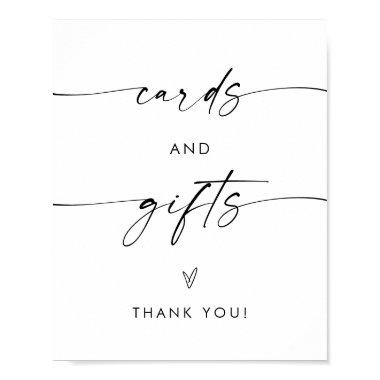 Boho  and Gifts Sign, Modern Minimalist Poster