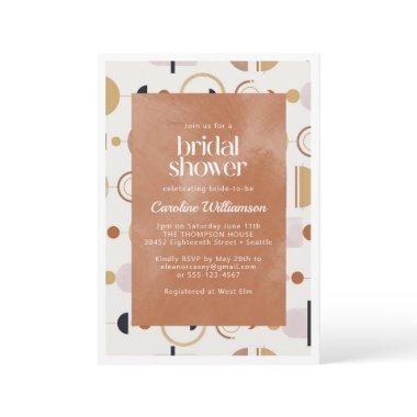 Boho Celestial Shapes Terracotta