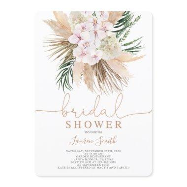 Boho chic bridal shower Invitations