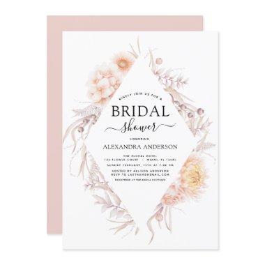 Boho Chic Dusty Pink Desert  Invitati