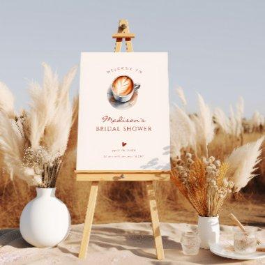 Boho Coffee  Heart Welcome Foam Board