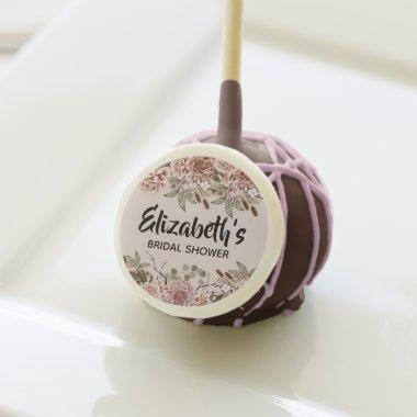 Boho Cottagecore Enchanted Wedding Theme Custom Cake Pops