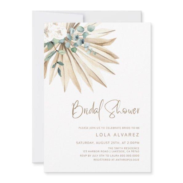Boho Dried Palm Leaf Bouquet