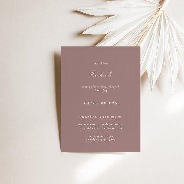 Boho Elegant Modern Dusty Mauve