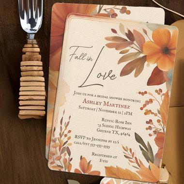 Boho Fall In Love Autumn Orange