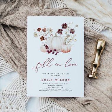 Boho Fall in Love Wildflower Pumpkin