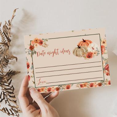 Boho Fall Pumpkin  Date Game Enclosure