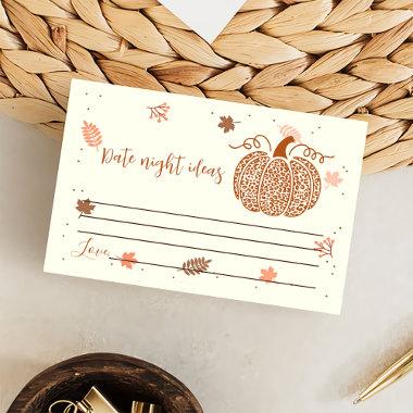 Boho Fall Pumpkin  Date Game Enclosure