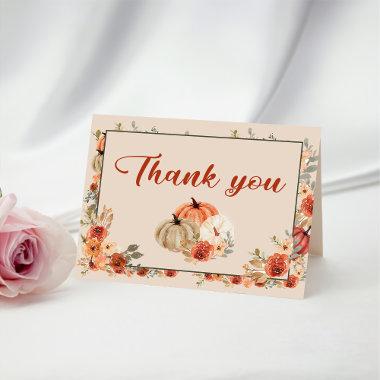 Boho Fall Pumpkin  Thank You