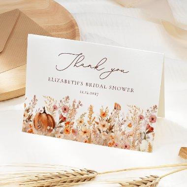 Boho Fall Pumpkin  Thank You