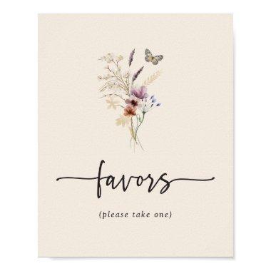 Boho Favors Poster