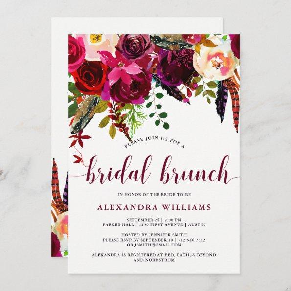 Boho Floral | Bridal Brunch Invitations