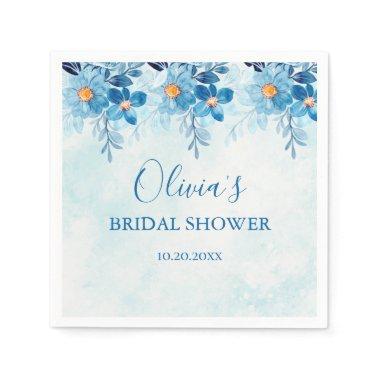 Boho Floral Bridal Shower Napkins