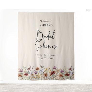 Boho Floral  Tapestry