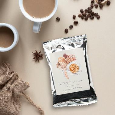 Boho Floral Coffee "Love is Brewing"  Coffee Drink Mix