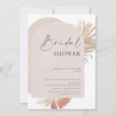 Boho Floral Double Arch Bridal Shower Invitations