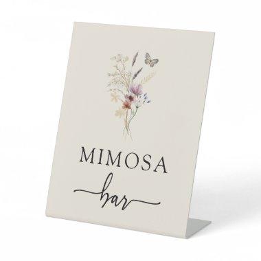 Boho Floral Mimosa Bar Sign