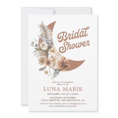 Boho Floral Moon