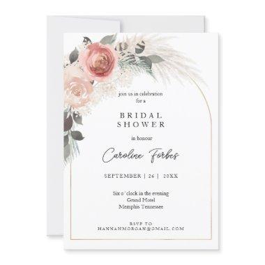 Boho, Floral, Pampasgras, Arch