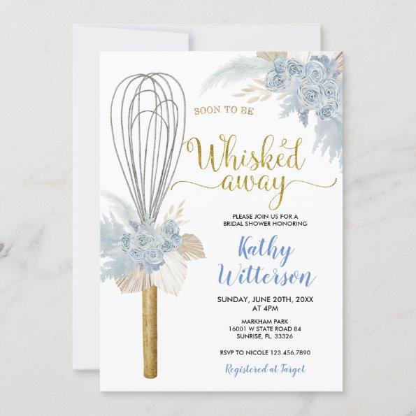 Boho Floral Soon to be Whisked Away Bridal Shower Invitations